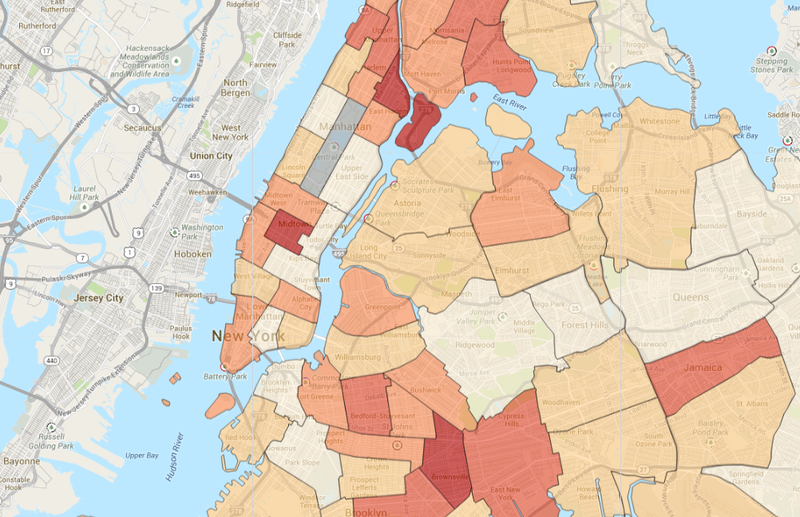 Illustration for article titled See How Murdery Your Neighborhood Is With the NYPD's Interactive Map